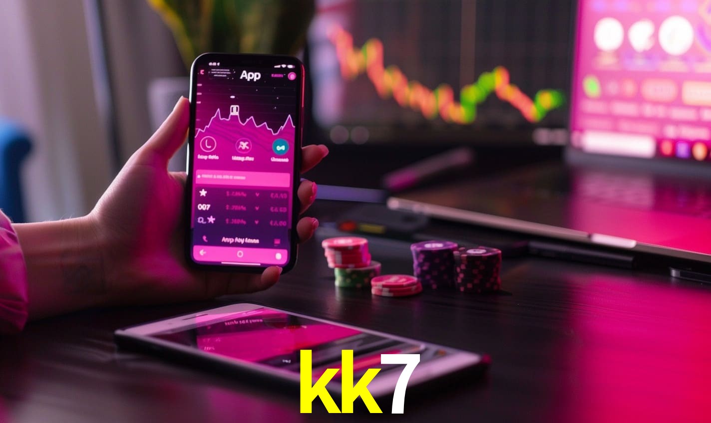 Comparação APP mobile vs versão web da kk7